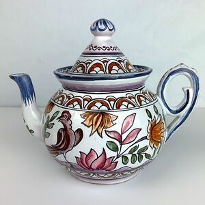Coimbra Portugal Ceramic Teapot
